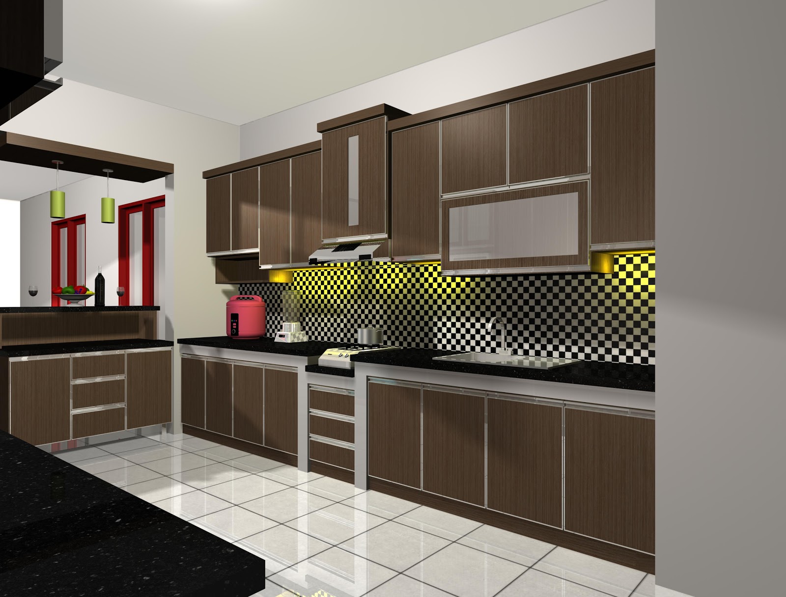  Desain  Interior  Dapur  Rumah Sederhana Rumah Minimalis