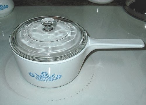 VTG Pyrex Corning Rangetoppers 2 1/2 Quart Saucepan with Glass Lid Spice of  Life
