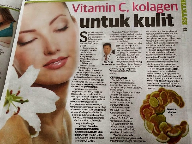 Vitamin C Kolagen Untuk Kulit