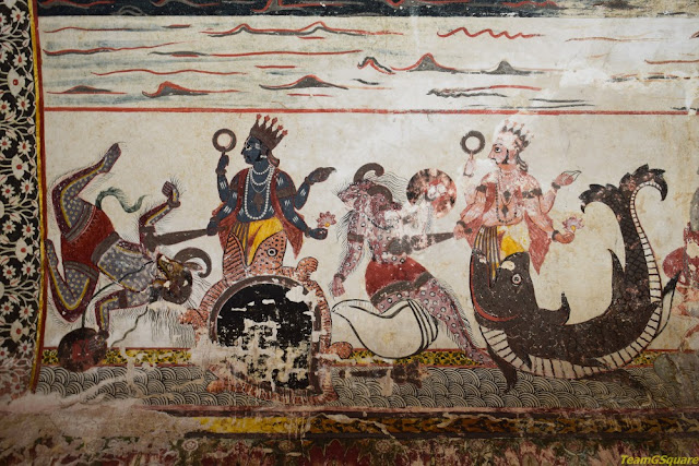 Paintings of Raja Mahal, Orchha