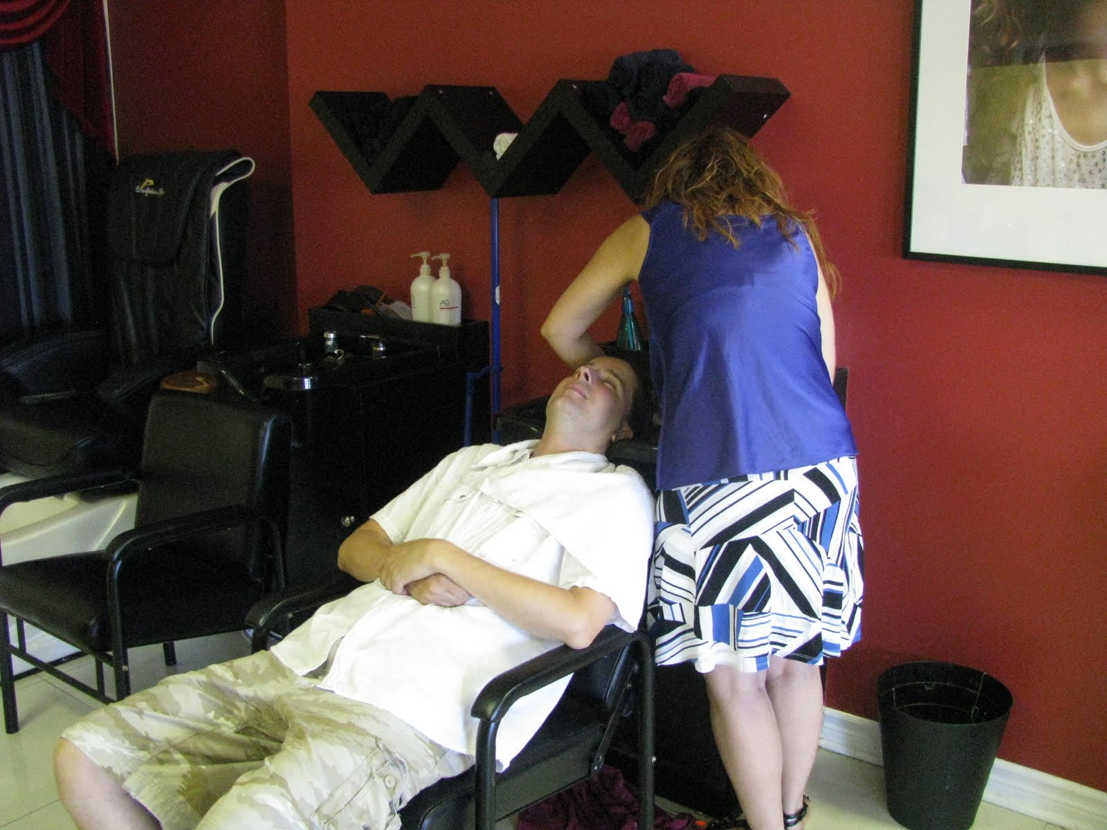 Angie in T.O. PRINCESS HAIR SALON