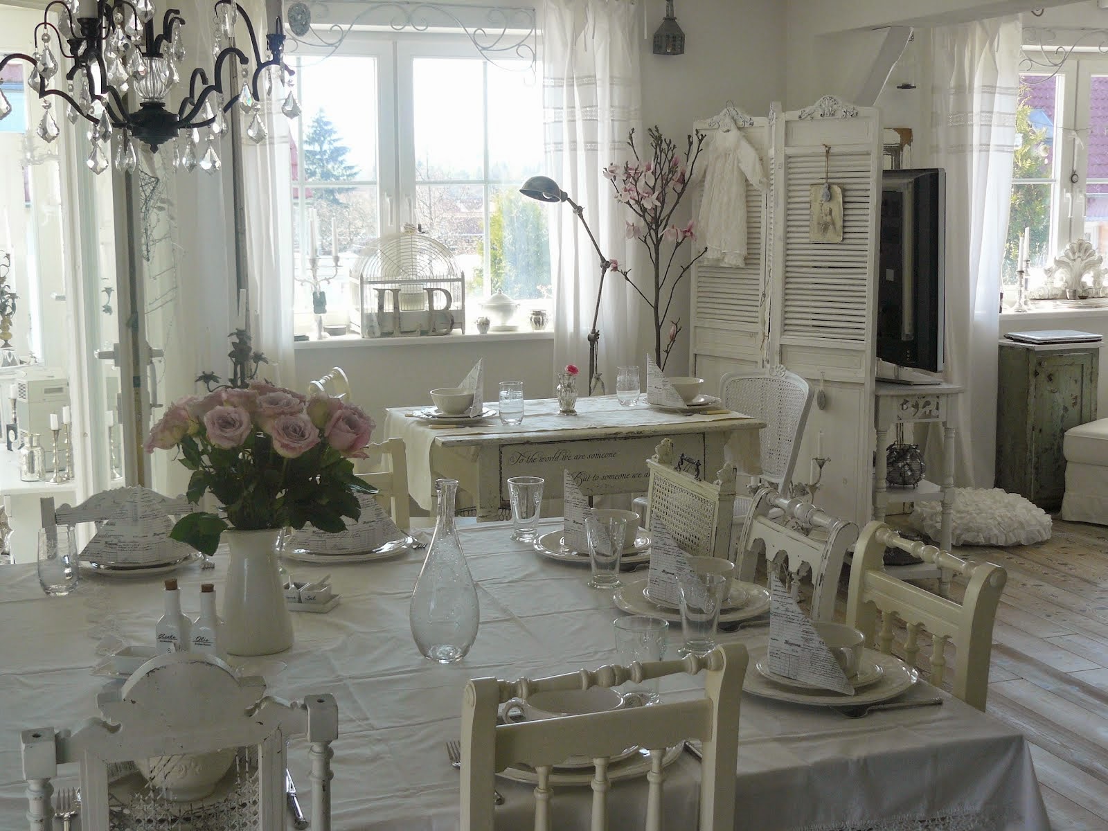 Дом в стиле шебби шик фасад