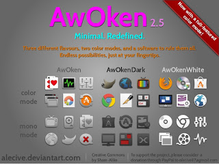 Install Thema Awoken 2.5 version released, Di Ubuntu/Linux Mint/other