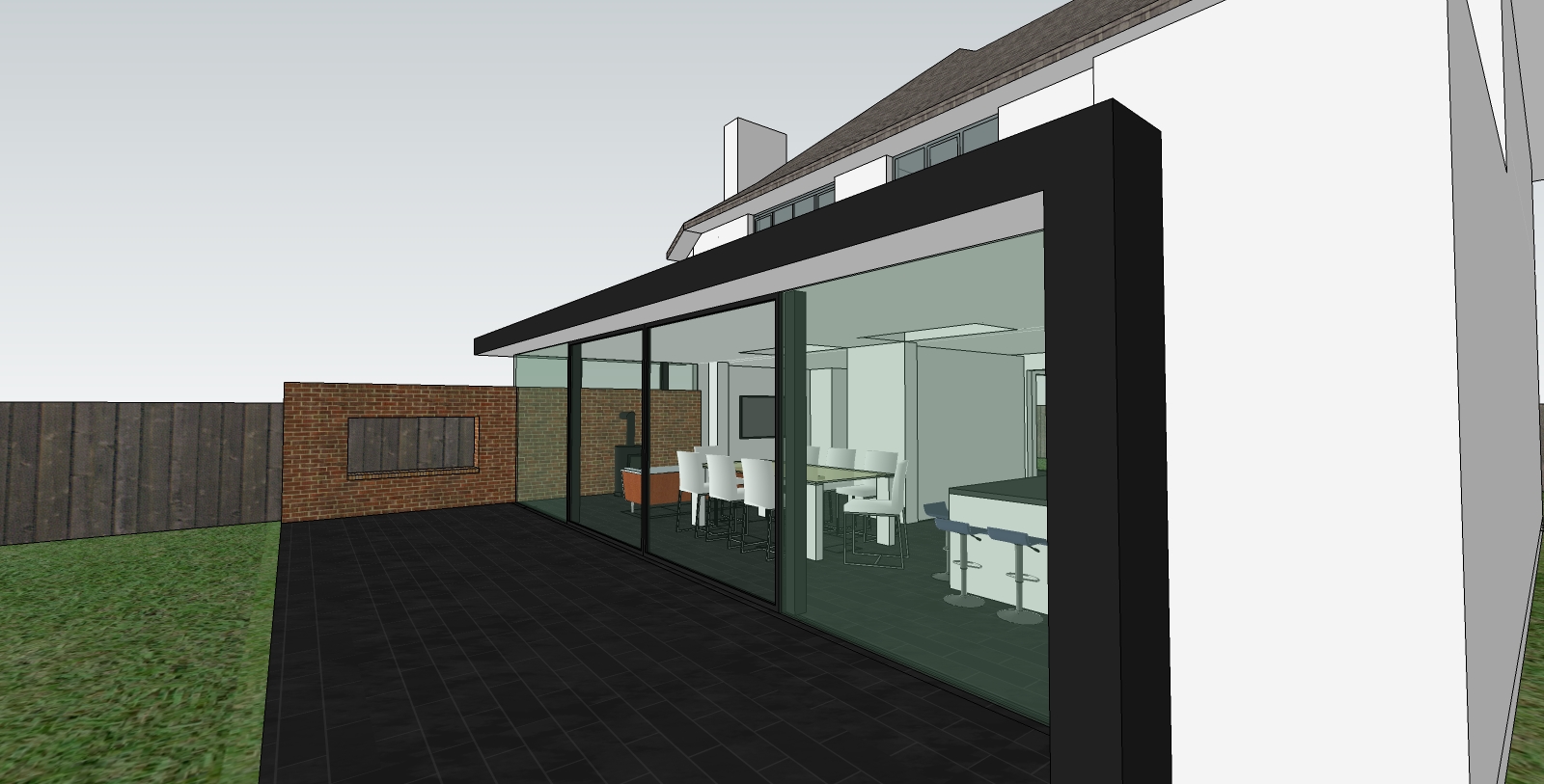 Architectural Perspectives of a Domestic Rear Extension | Studio 425