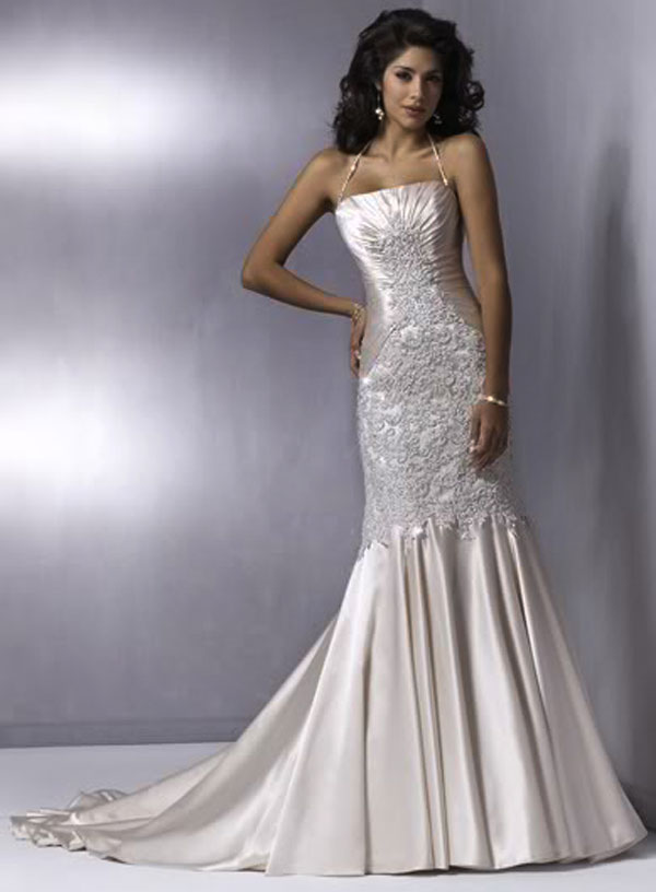 Great Halter Mermaid Wedding Dress in the world Check it out now 