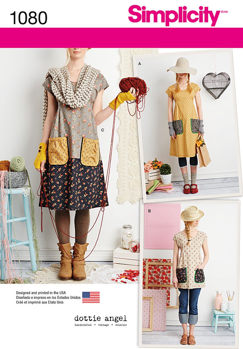 Pleasant View Schoolhouse Simplicity 1080 Dottie Angel Smocks to Camp In