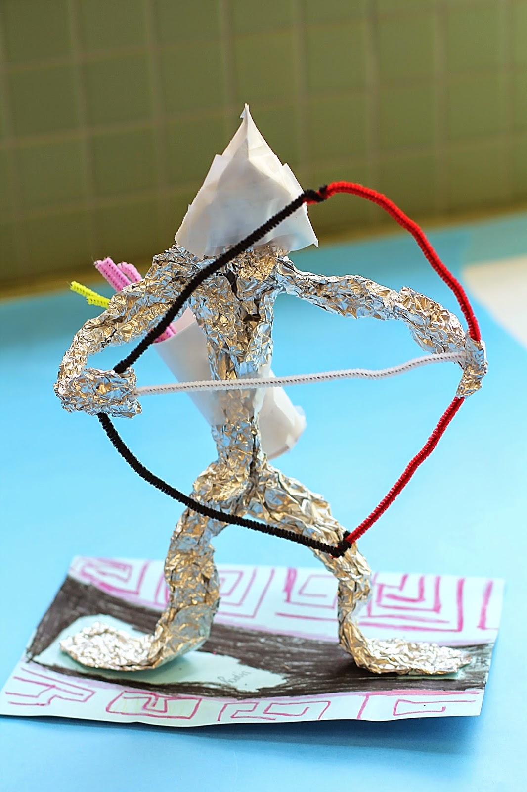 smART Class Foil People Sculptures