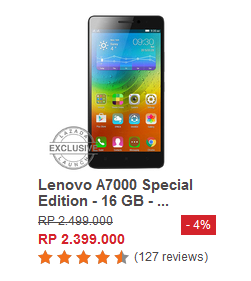 Lenovo A7000 Special Edition - 16GB