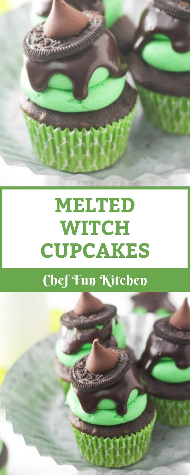 MELTED WITCH CUPCAKES