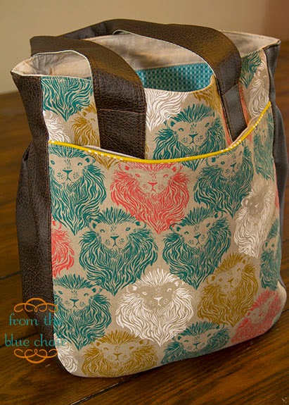 from the blue chair: My First Super Tote