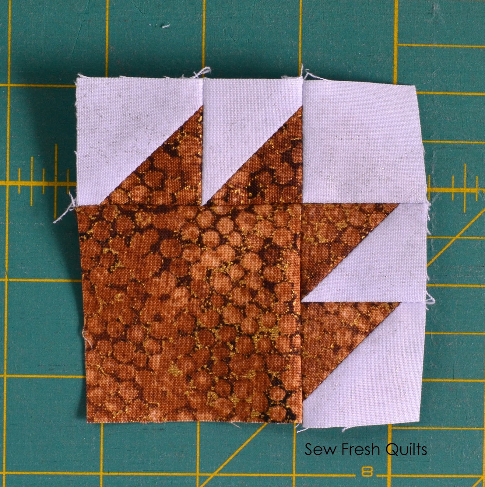Sew Fresh Quilts Bear Paw block tutorial