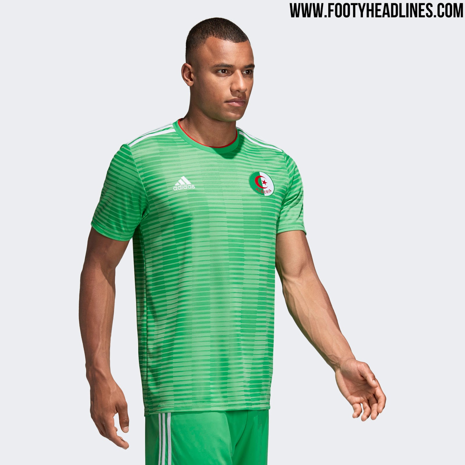 Adidas Algeria 2018 Home Kit Released + Away Kit Leaked - Footy Headlines