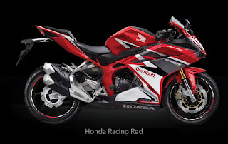 Inilah 3 Varian Warna Honda All New CBR250R 2016 setelah selesai memperkenalkan diri ke hadapan publik dan membuat siapa saja yang melihat Inilah 3 Varian Warna Honda All New CBR250R 2016