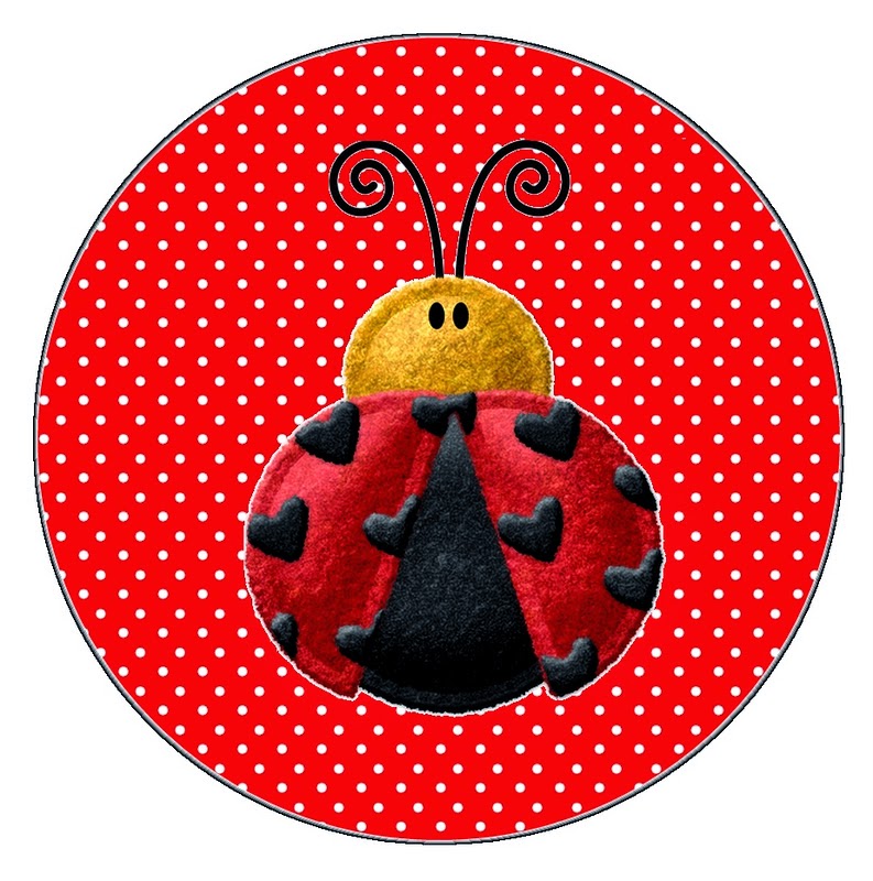 Toppers or Free Printable Candy Bar Labels for a Ladybugs.