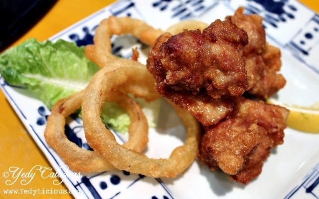 Japanese Style Fried Chicken & Onion Rings at Yomenya Goemon Philippines Greenbelt 3