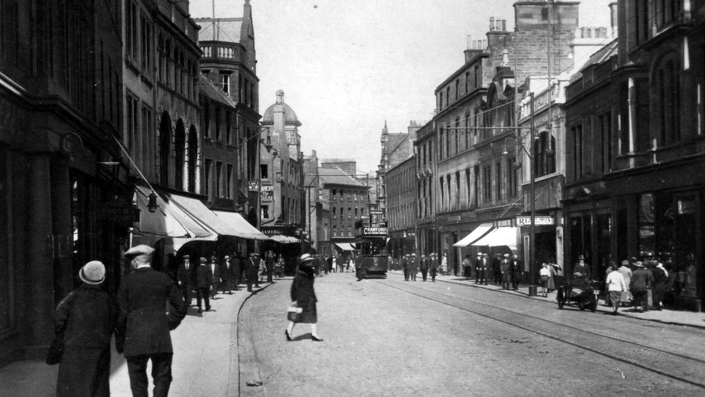 Tour Scotland Photographs Old Photographs High Street Kirkcaldy Fife