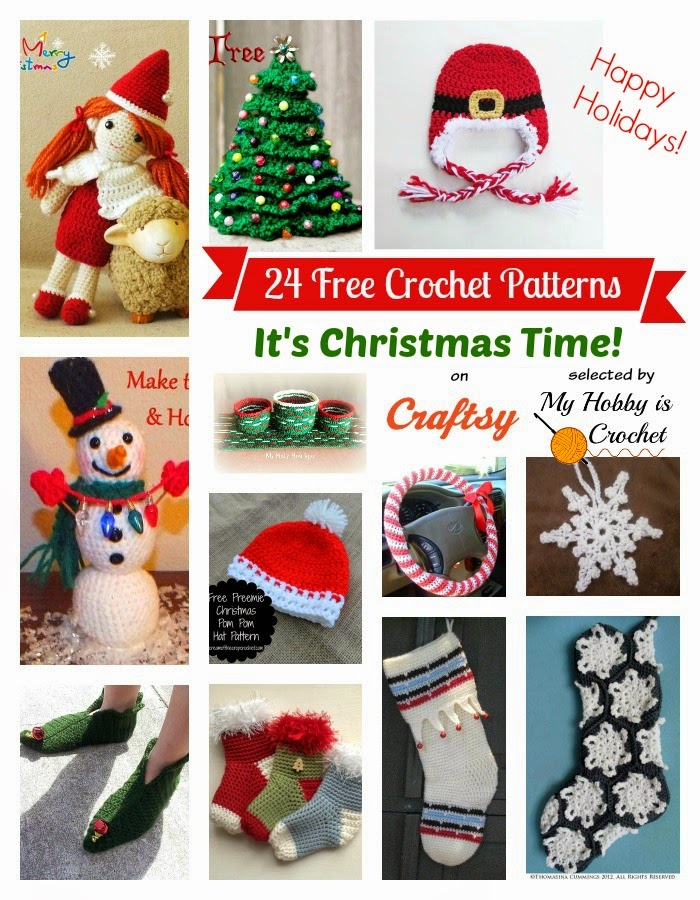 My Hobby Is Crochet 24 Christmas Themed FREE Crochet Patterns on