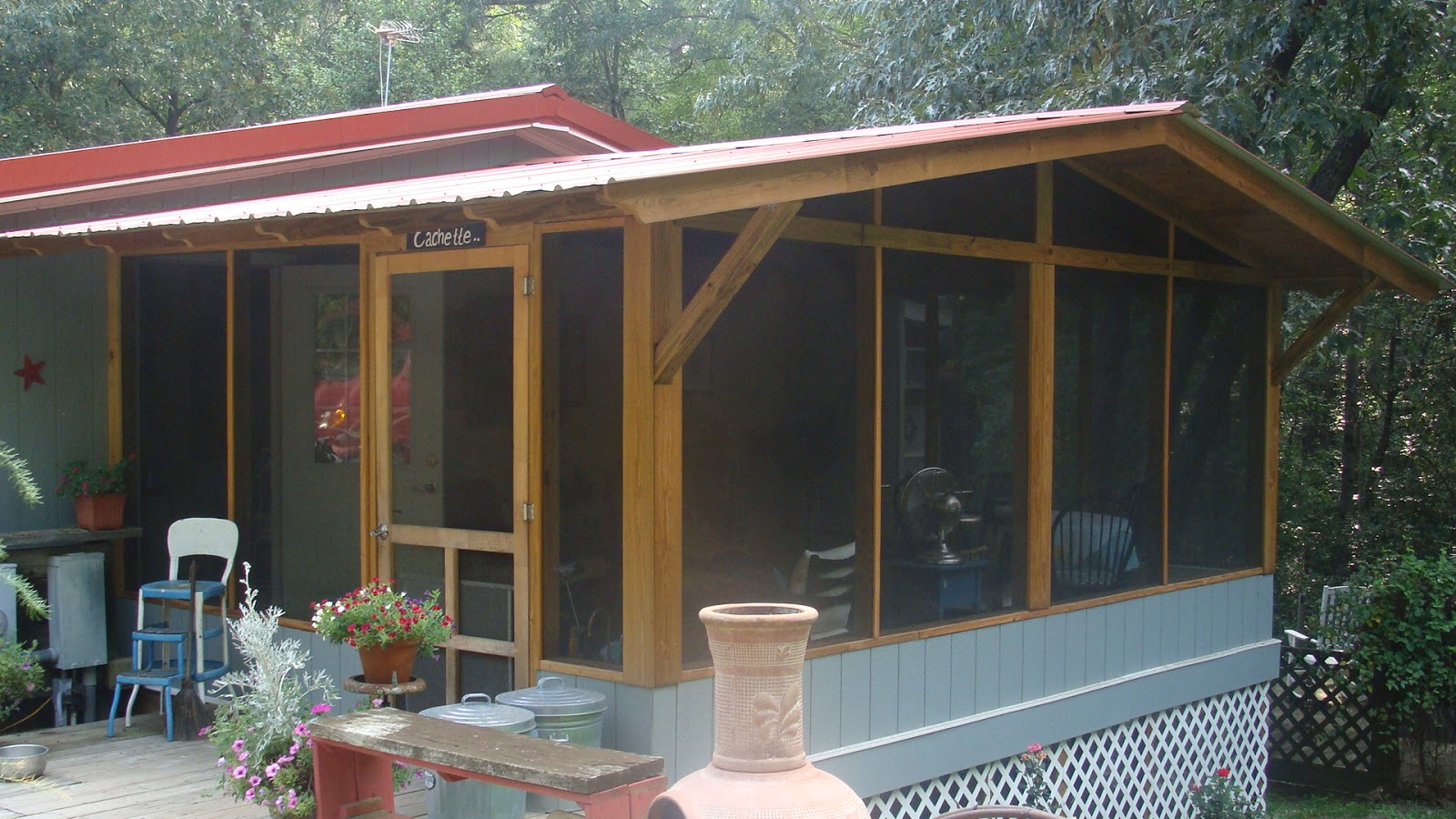 Red Tin Inn Screen porch in phases adding a screen porch to our