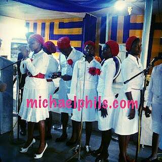 Nigerian choir singing you alone are worthy by eben