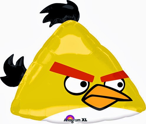 Фольгированный шарик Angry birds