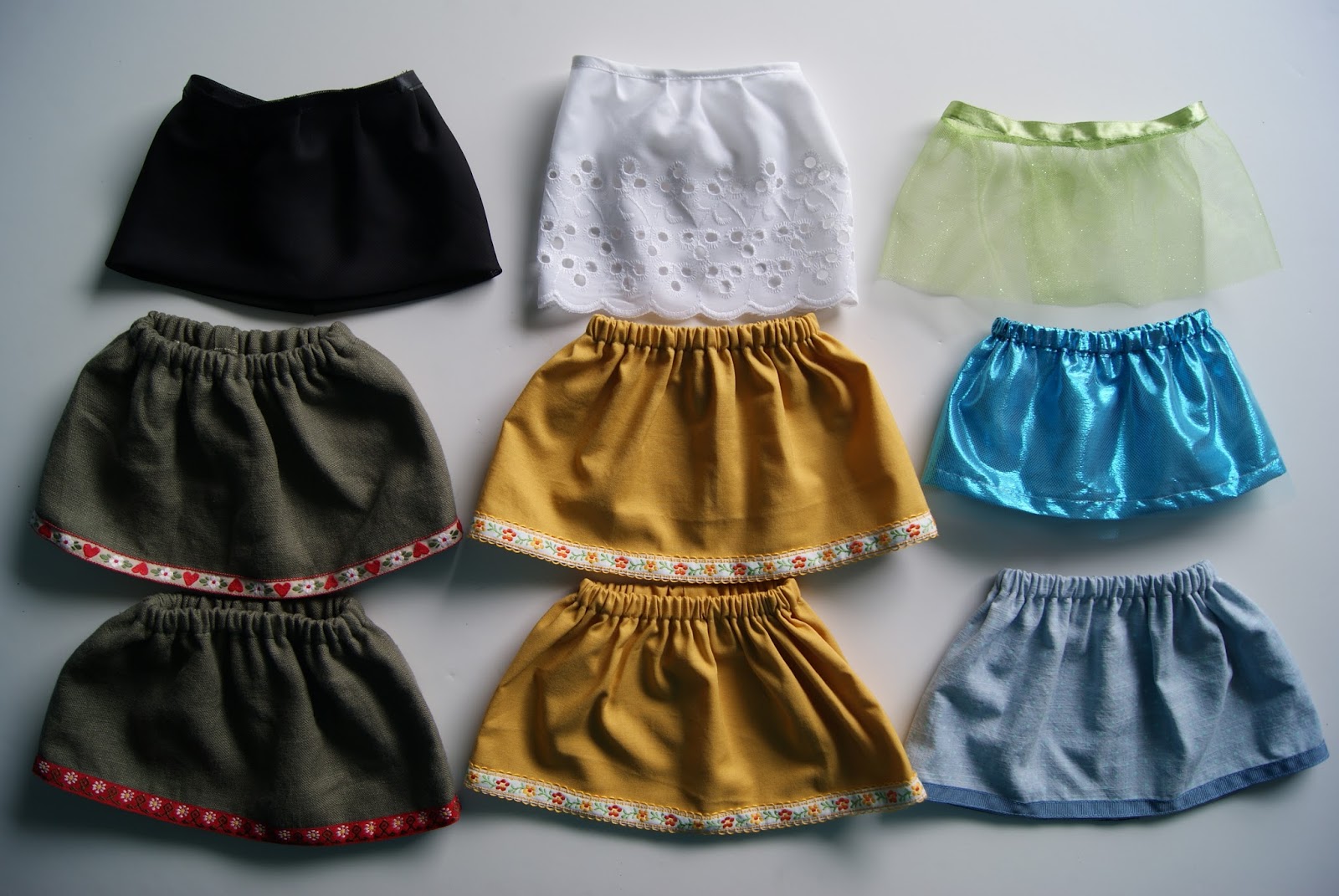 18-inch doll skirts giveaway at nest full of eggs