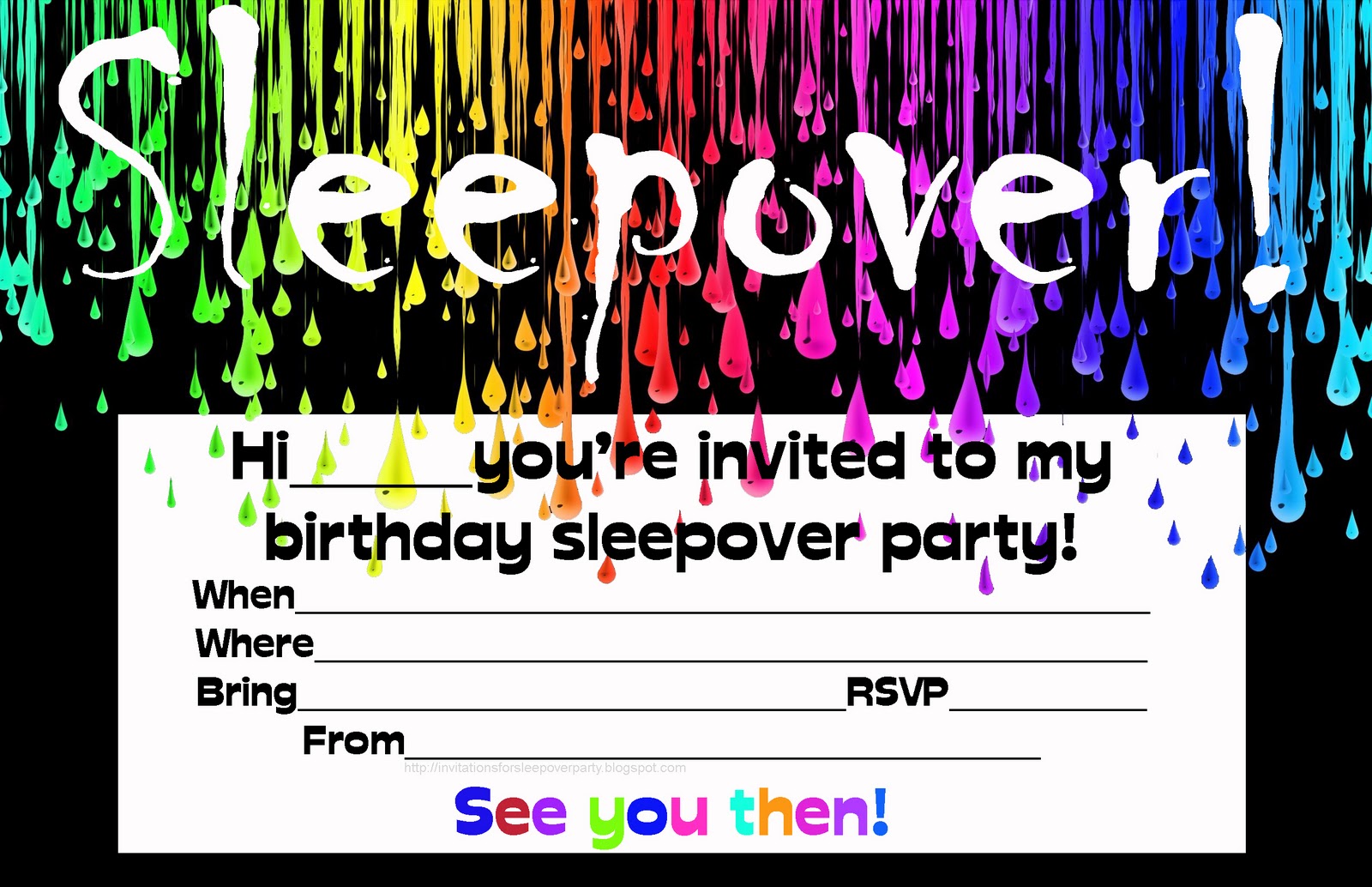 40th-birthday-ideas-birthday-invitation-templates-sleepover