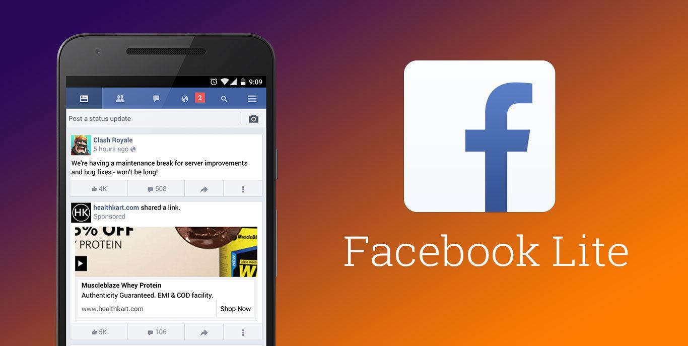 facebook lite app facebook lite app