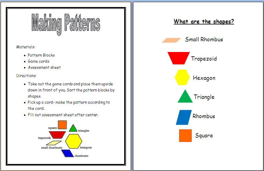 Fantastic, Fabulous, Firsties!: Making Patterns