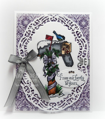 Our Daily Bread Designs Stamp Set: Christmas Note, Our Daily Bread Designs Custom Dies: Vintage Borders, Pierced Rectangles, Pierced Ovals, Our Daily Bread Designs Paper Collection: Christmas Card 2016