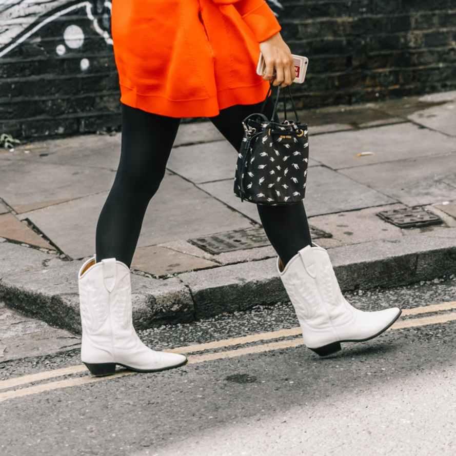 botas texanas con jeans