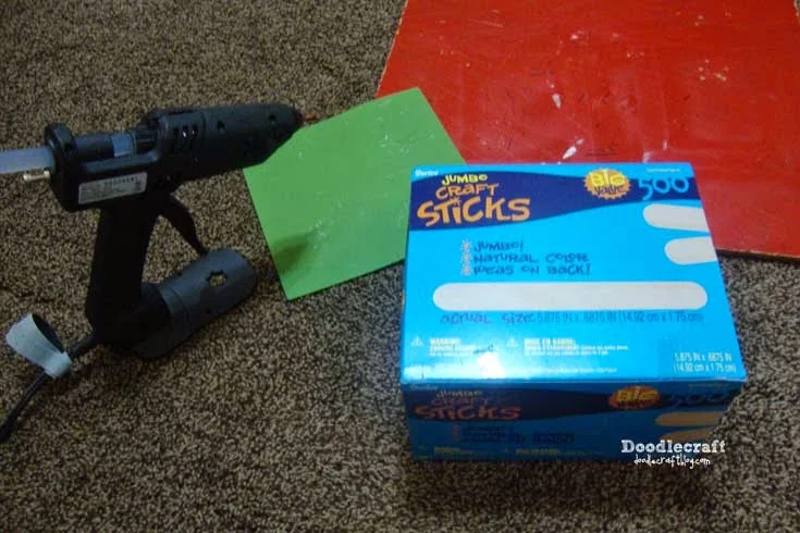 Craft Stick Airplane and Craft Kits for Charity