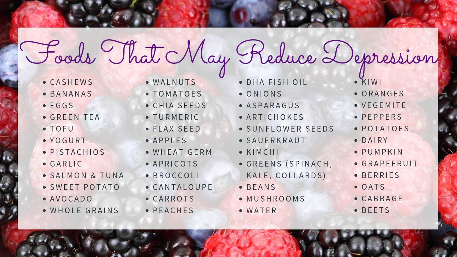 foods to stockpile for depression foods to stockpile for depression