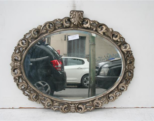 Espejo frances plateado a la hoja | Decoración