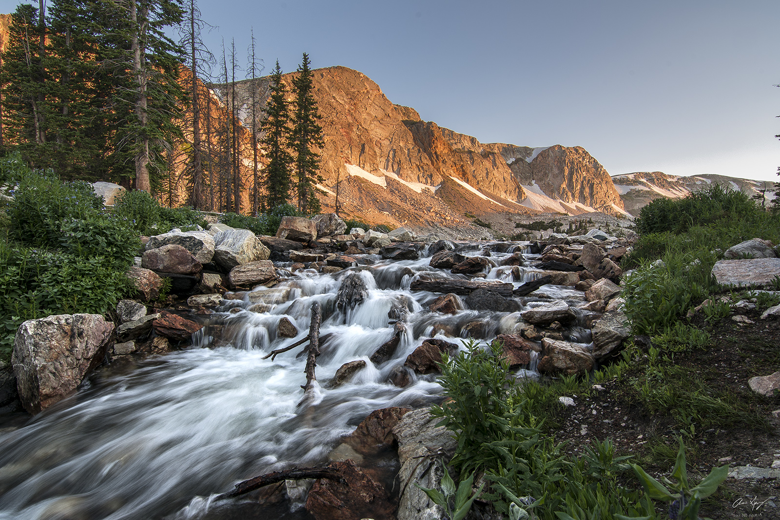 14er Art Medicine Bow Peak July, 2017