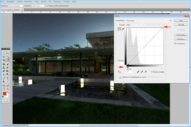 click Sun choice in addition to purpose Sun every bit root of low-cal TUTORIAL VRAY FOR SKETCHUP NIGHT SCENE #3