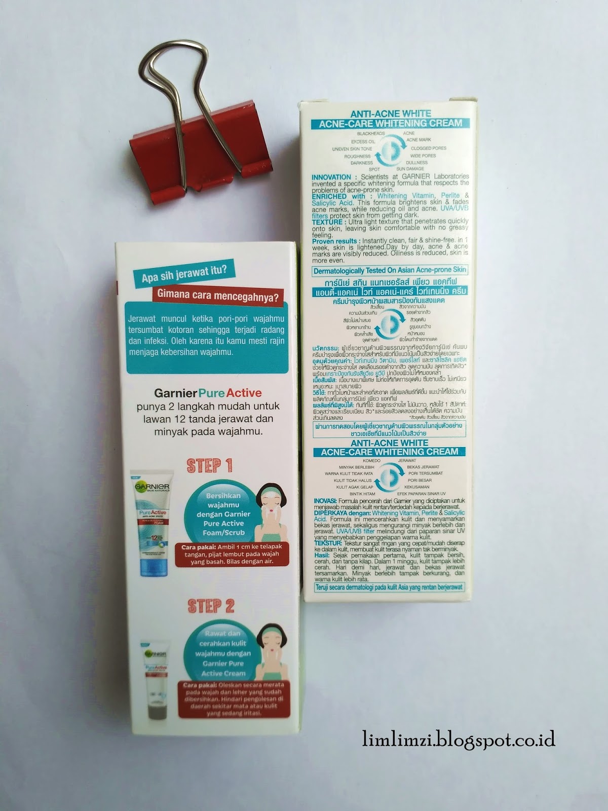 cream garnier pure active acne & oil clearing foam