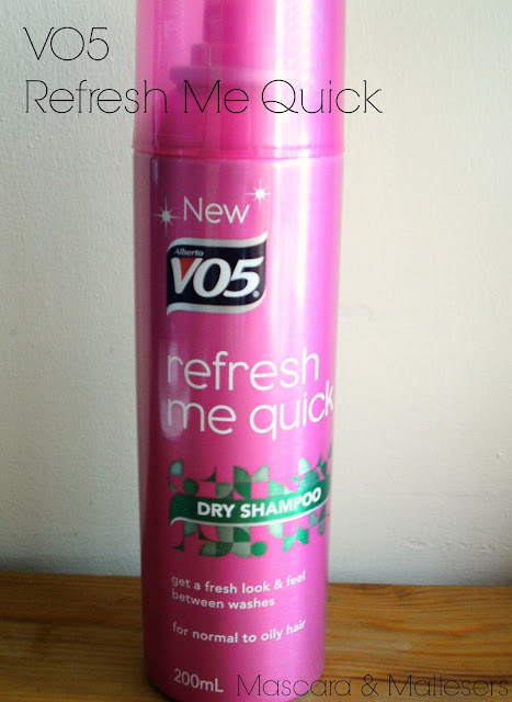 VO5 Refresh Me Quick Dry Shampoo