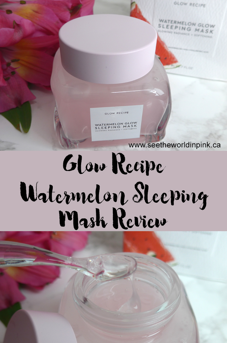 Glow Recipe Watermelon Glow Sleeping Mask