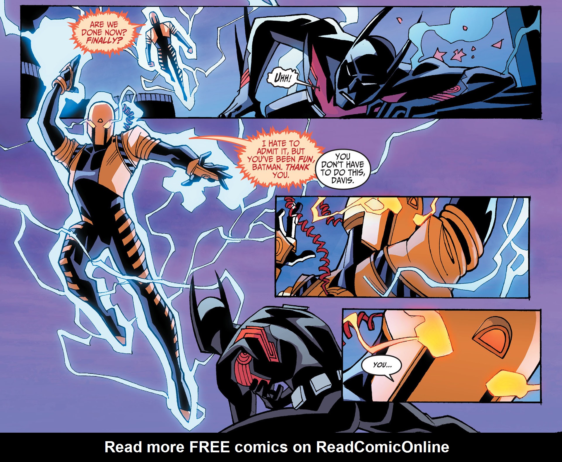 Read online Batman Beyond 2.0 comic -  Issue #8 - 12