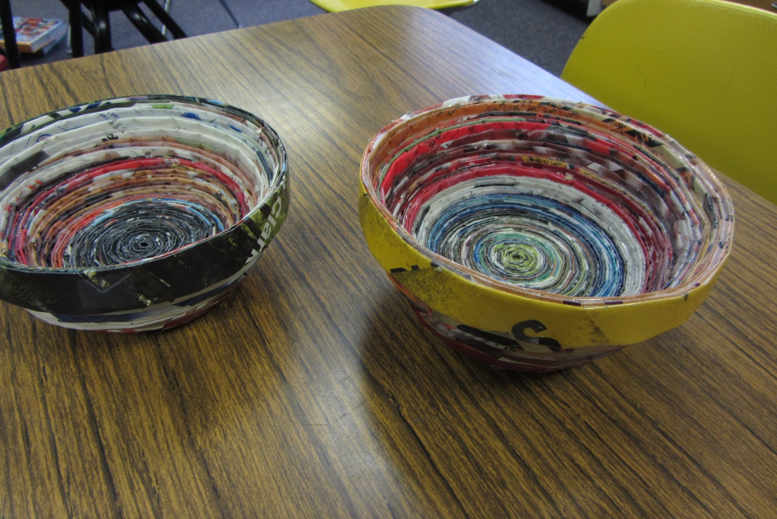 Tracy's Living Cookbook Paper Bowls what to do with your old cooking