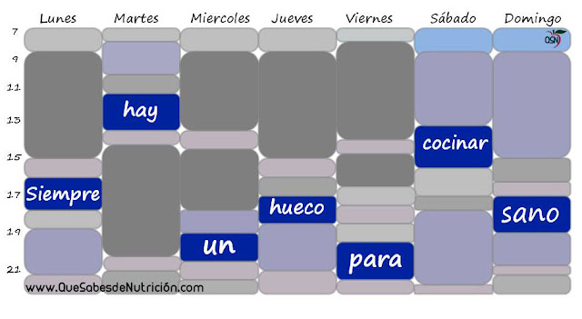 QSN: Siempre hay tiempo para cocinar sano