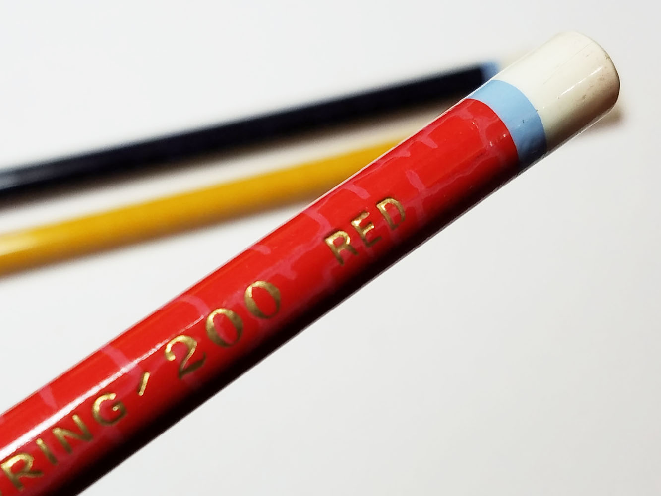 Vintage Blue Band Venus 100 Coloring Red Colored Pencils Set of 12 NOS