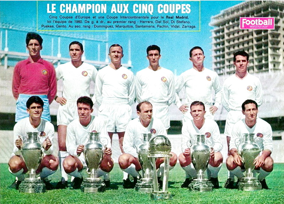 REAL MADRID Campeón de la Copa Intercontinental 1960