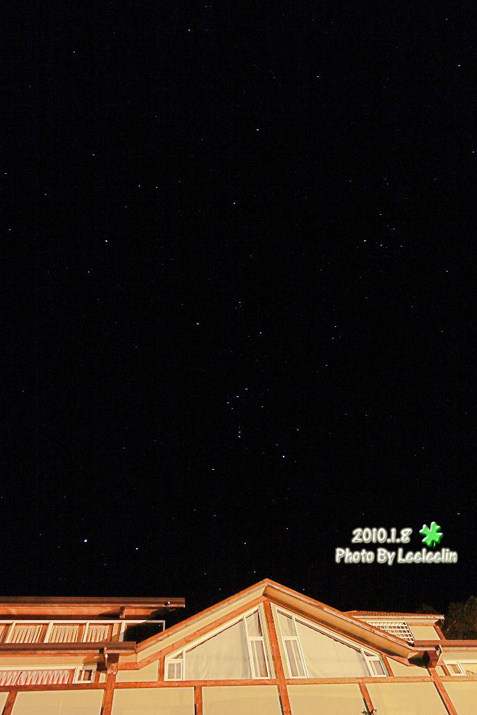 廬山銀河流星夜景|觀月山莊星軌拍攝