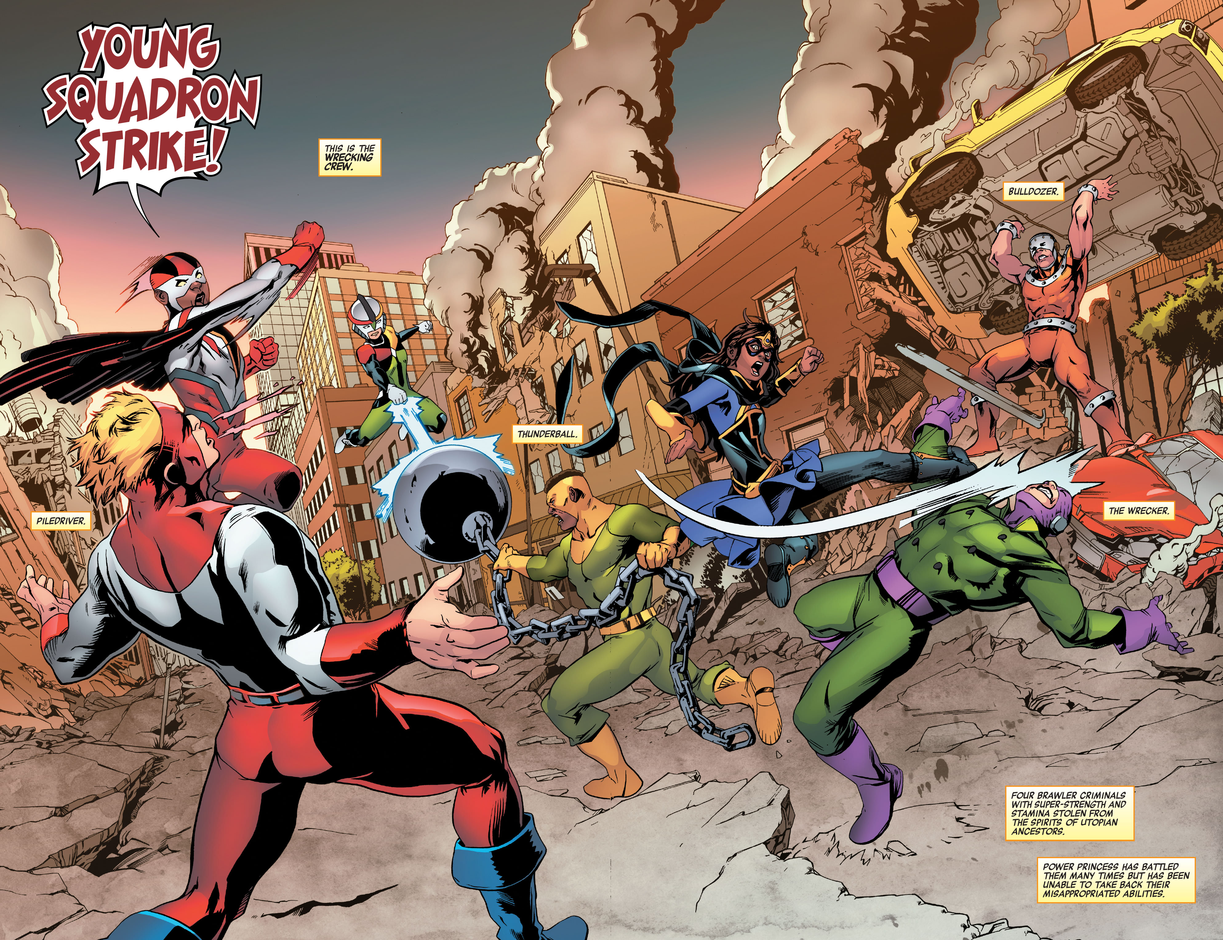 Read online Heroes Reborn: One-Shots comic -  Issue # Young Squadron - 14
