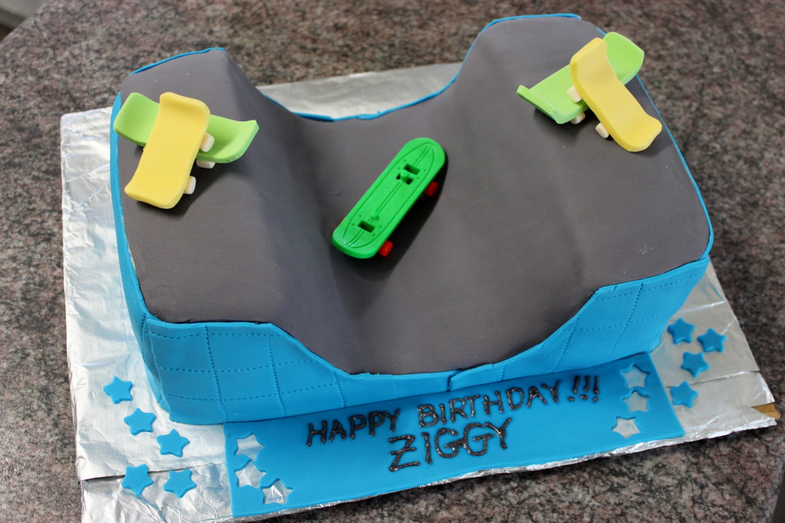 Project Skateboard ramp cake Little Things Matter Most