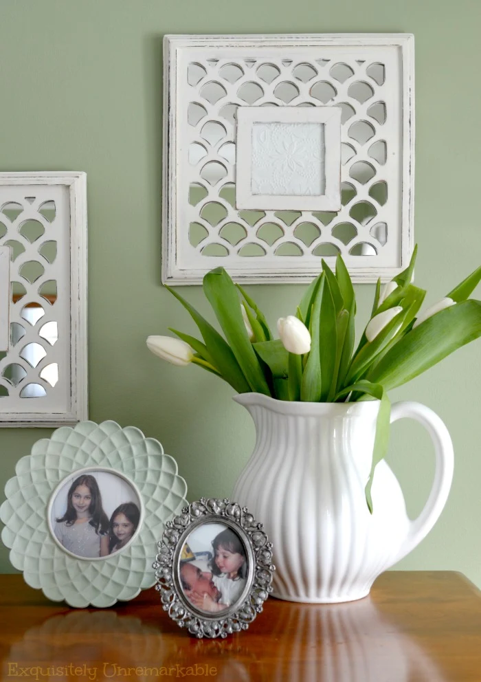 Decorating With White Pitchers