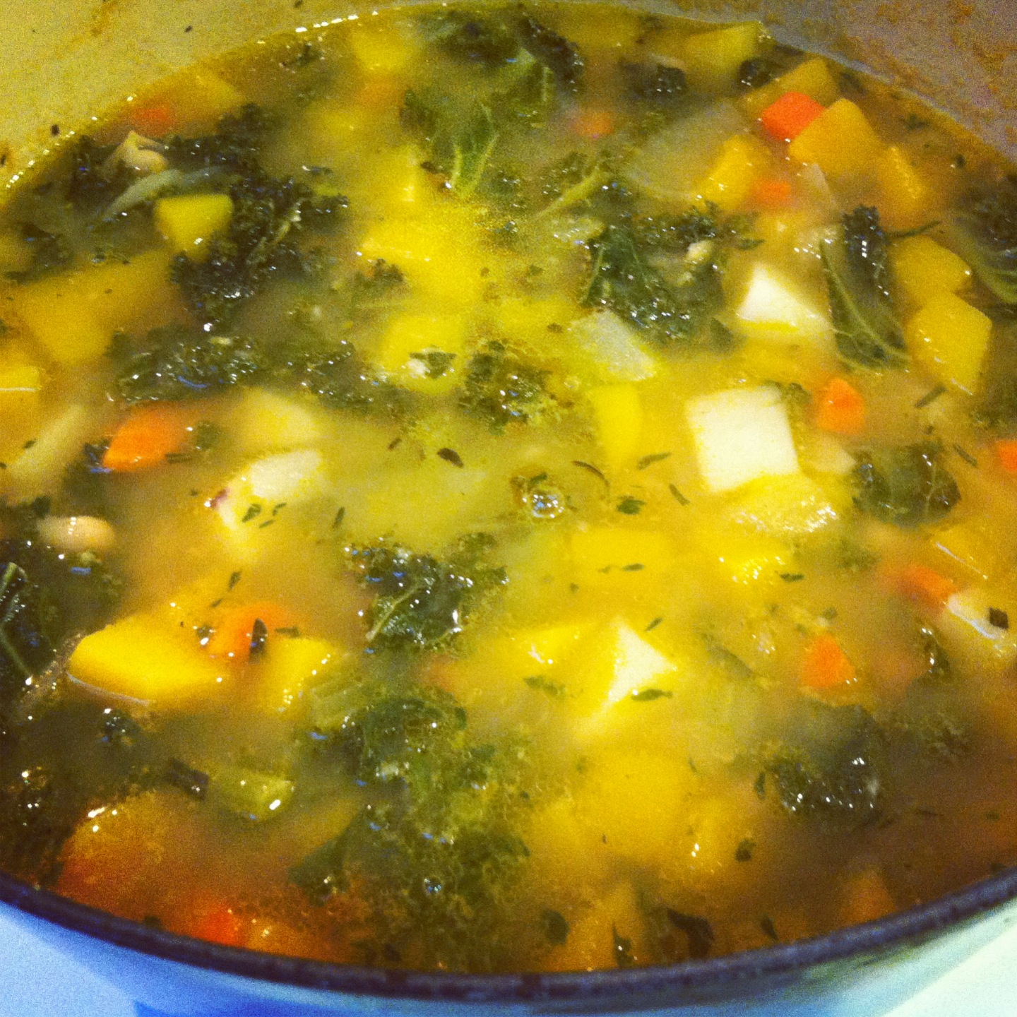 A Squared: In My Lunchbox This Week: Tuscan White Bean & Kale Soup