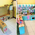 This mom created the ultimate dream kitchen for her kid out of cardboard boxes