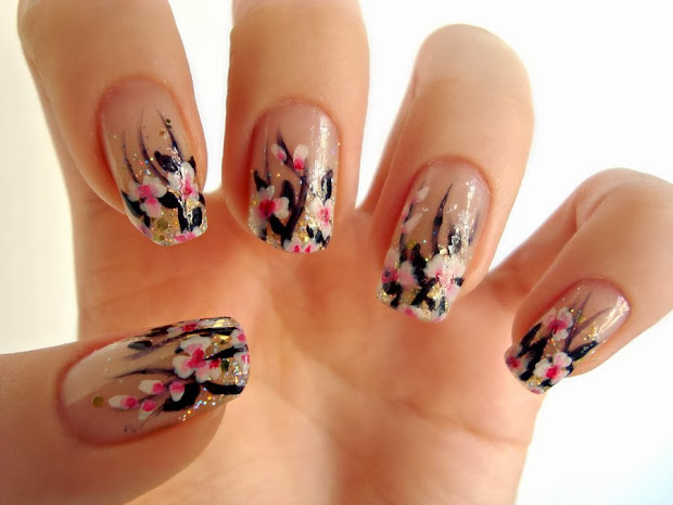 brilliant crazy nail art design